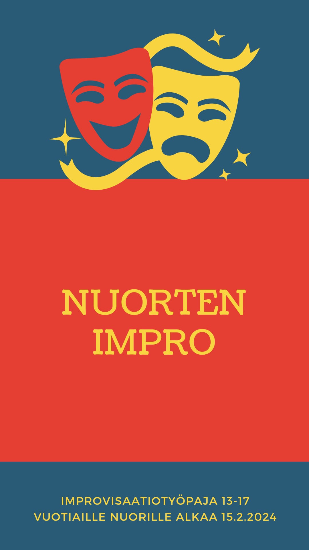 Nuorten improvisaatiotyöpaja keväällä 2024